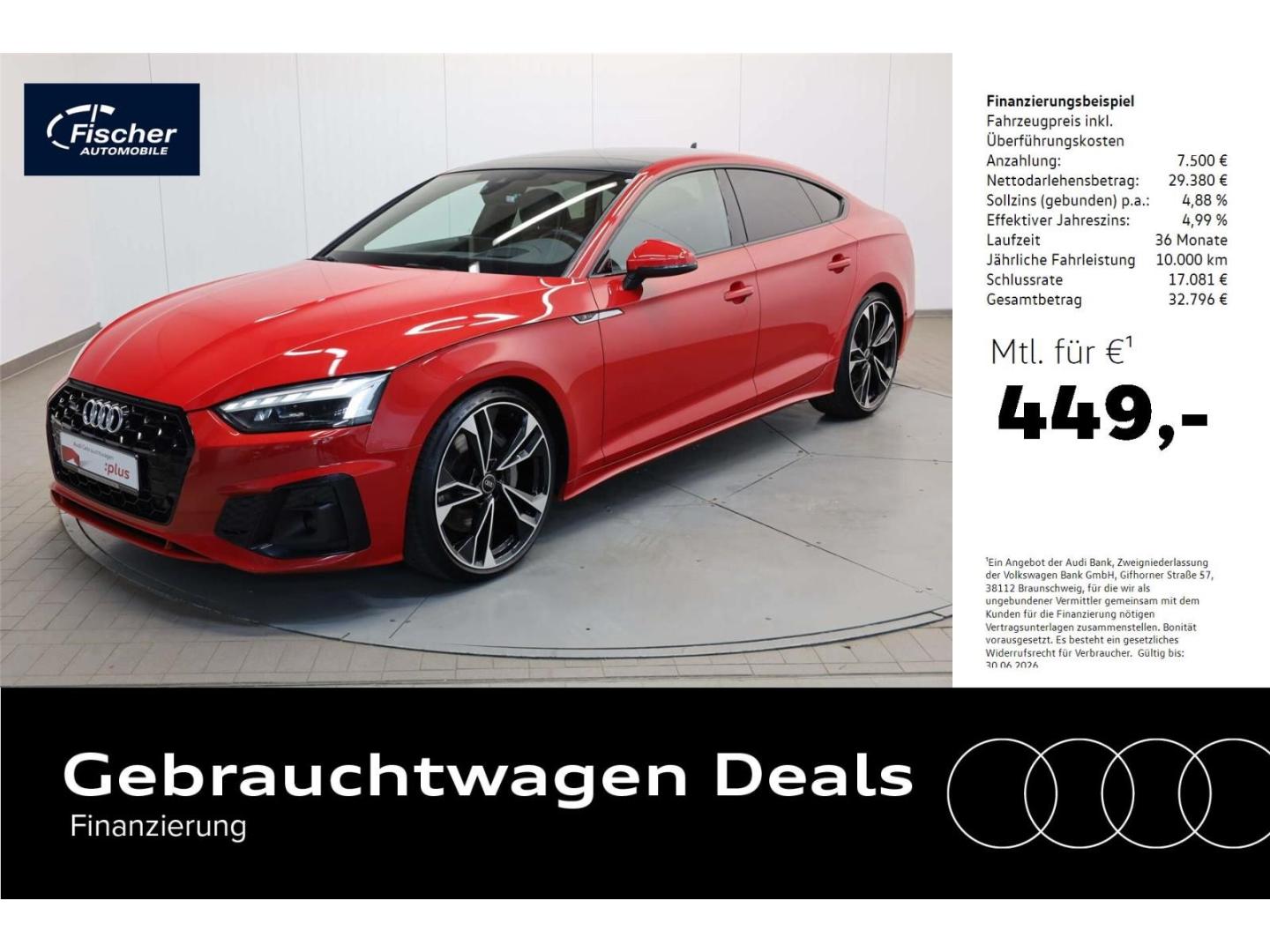 Audi A5 Sportback 50 TDI quattro S line AHK/VC/LED/SH