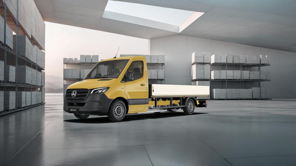 Mercedes-Benz eSprinter 414 Pritsche PRO Lang LED+AHK+STHZG