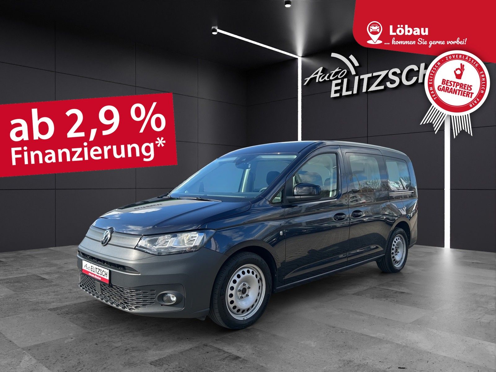 Fahrzeugabbildung Volkswagen Caddy Kombi TDI Maxi 4MOT AHZV PDC NSW