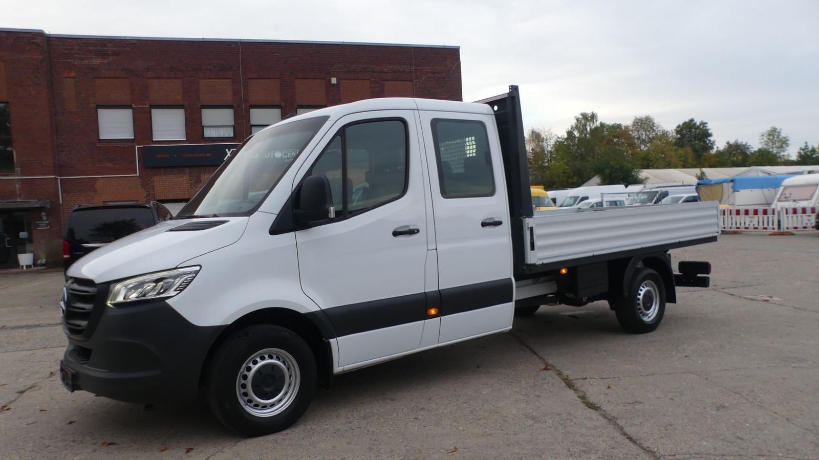 Mercedes-Benz Sprinter 319 V6 Maxi DOKA*Nav*Klim*Temp*LED*AHK*