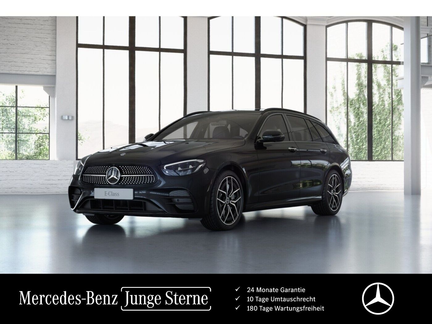MERCEDES-BENZ E 400 d 4M T AMG+NIGHT+AHK+PANO+DISTR PLUS+360°+