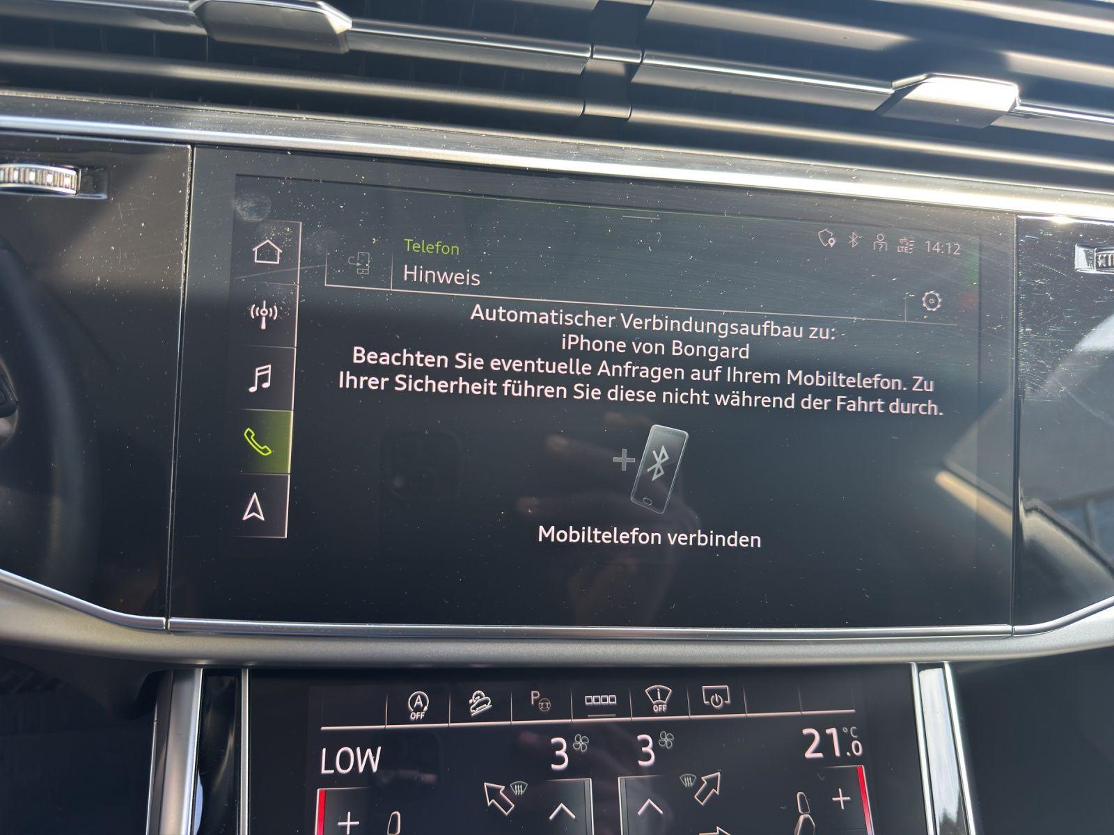 Audi Q8 55 TFSI Q LM20 LEDER AHK LUFT KAMERA, миниатюра 16