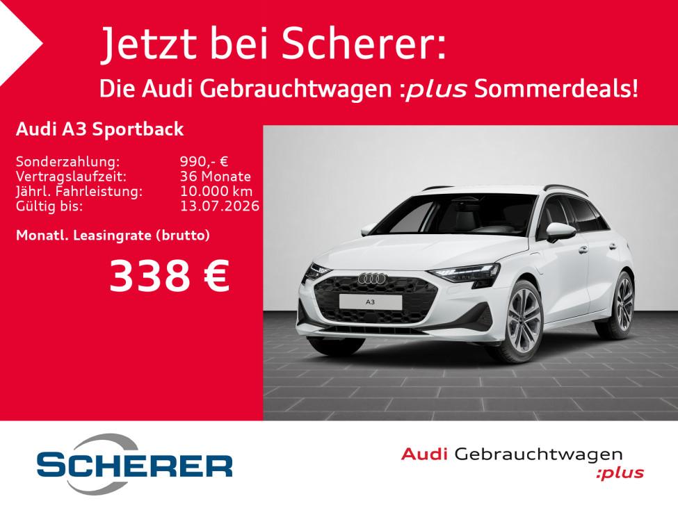Audi A3 Sportback TFSI e 150 kW S tronic MMI SHZ ACC
