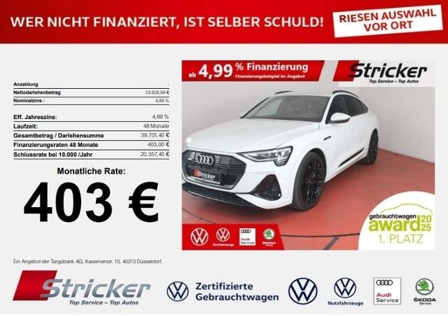 AUDI e-tron Sportback S-line 55 quattro 403,-ohne Anz