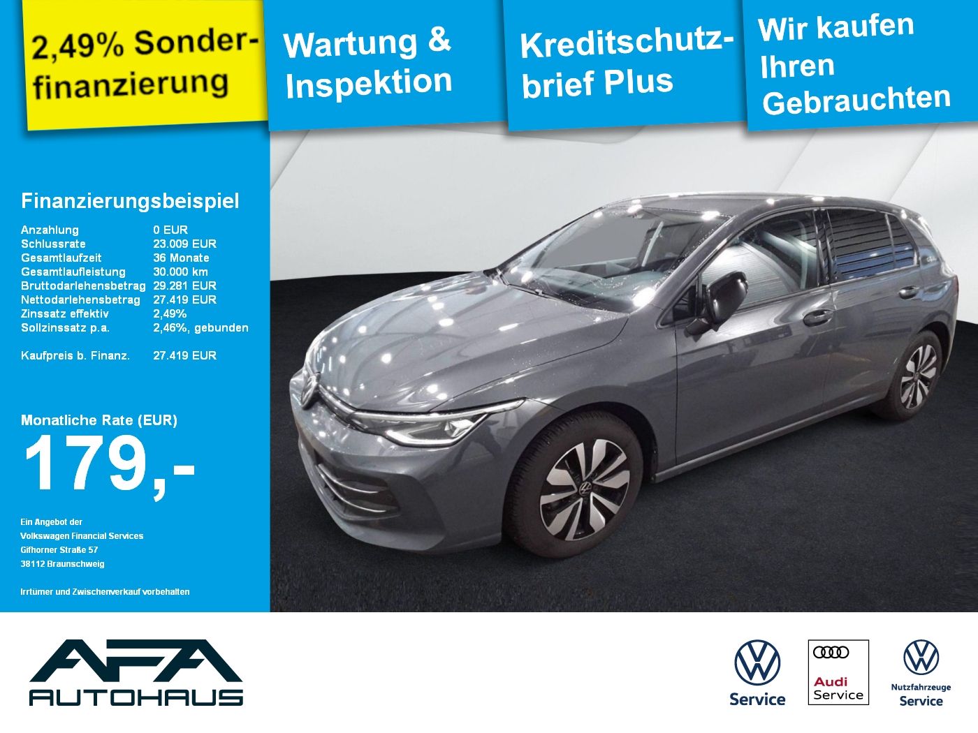 Volkswagen Golf VIII 1.5 eTSI GOAL DSG AHK*LED*Navi*RFK*ACC