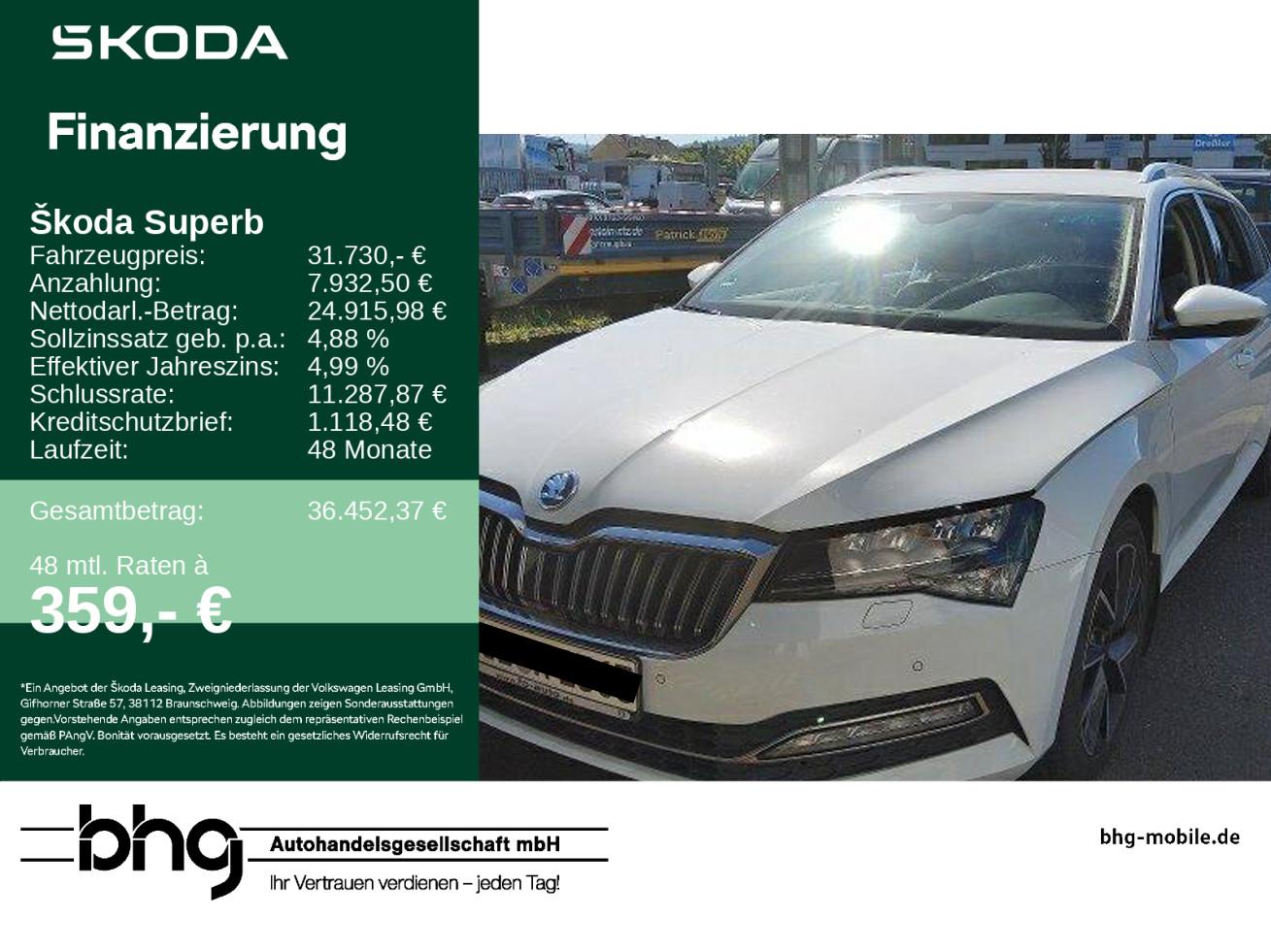 Skoda Superb Combi Style 2,0l TDI 4x4