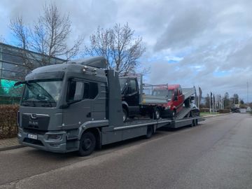 MAN TGL 12.250 AUT-TIJHOF AUTOTRANSPORTER+ANHÄNGER-