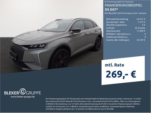 DS Automobiles DS7 BlueHDi 130 Performance Line + Automatik