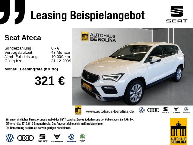 Seat Ateca 1.5 TSI Style DSG *R-CAM*GRA*LED*