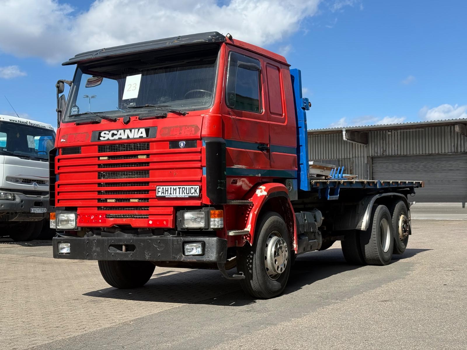 Scania 113H Pritsche, 8-Zylinder,6x2,Klima, Blatt-Blatt