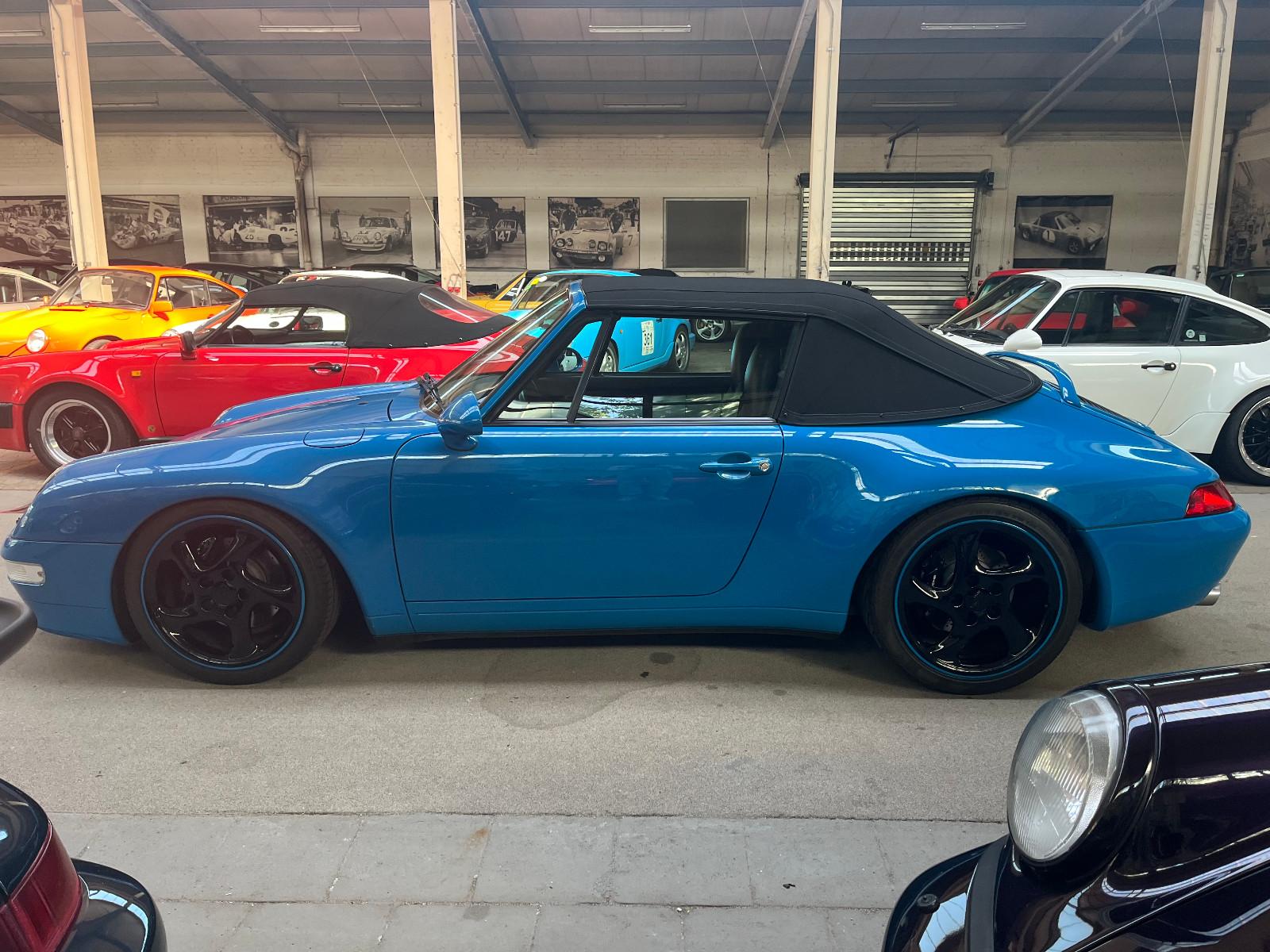 Porsche 993 C2 Cabrio Blautürkis Sammler mit Garantie