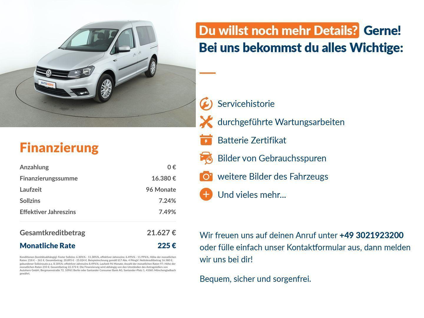 Volkswagen Caddy 2.0 TDI Trendline BMT*TEMPO*PDC*SHZ*KLIMA*