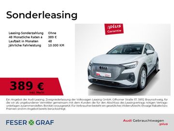 Audi Leasingangebot: Audi Q4 Sportback 45e-tron LED/Navi+/GRA/DAB