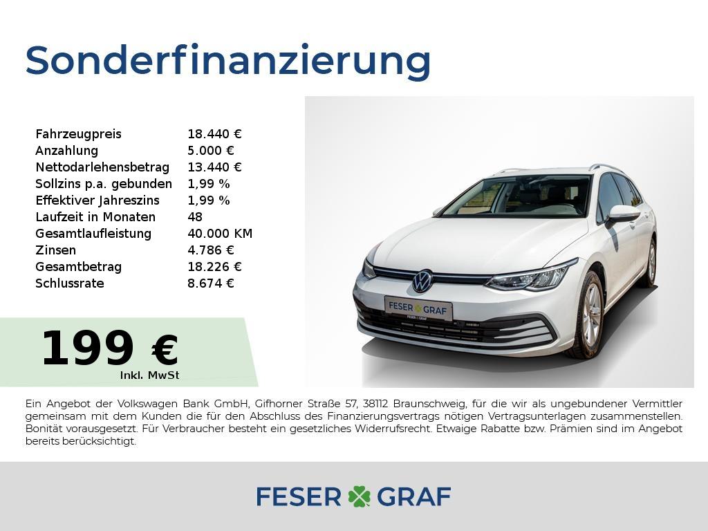 Volkswagen Golf VIII 2.0 TDI Life LED/ACC/AHK/NAVI/KAMERA, миниатюра 13