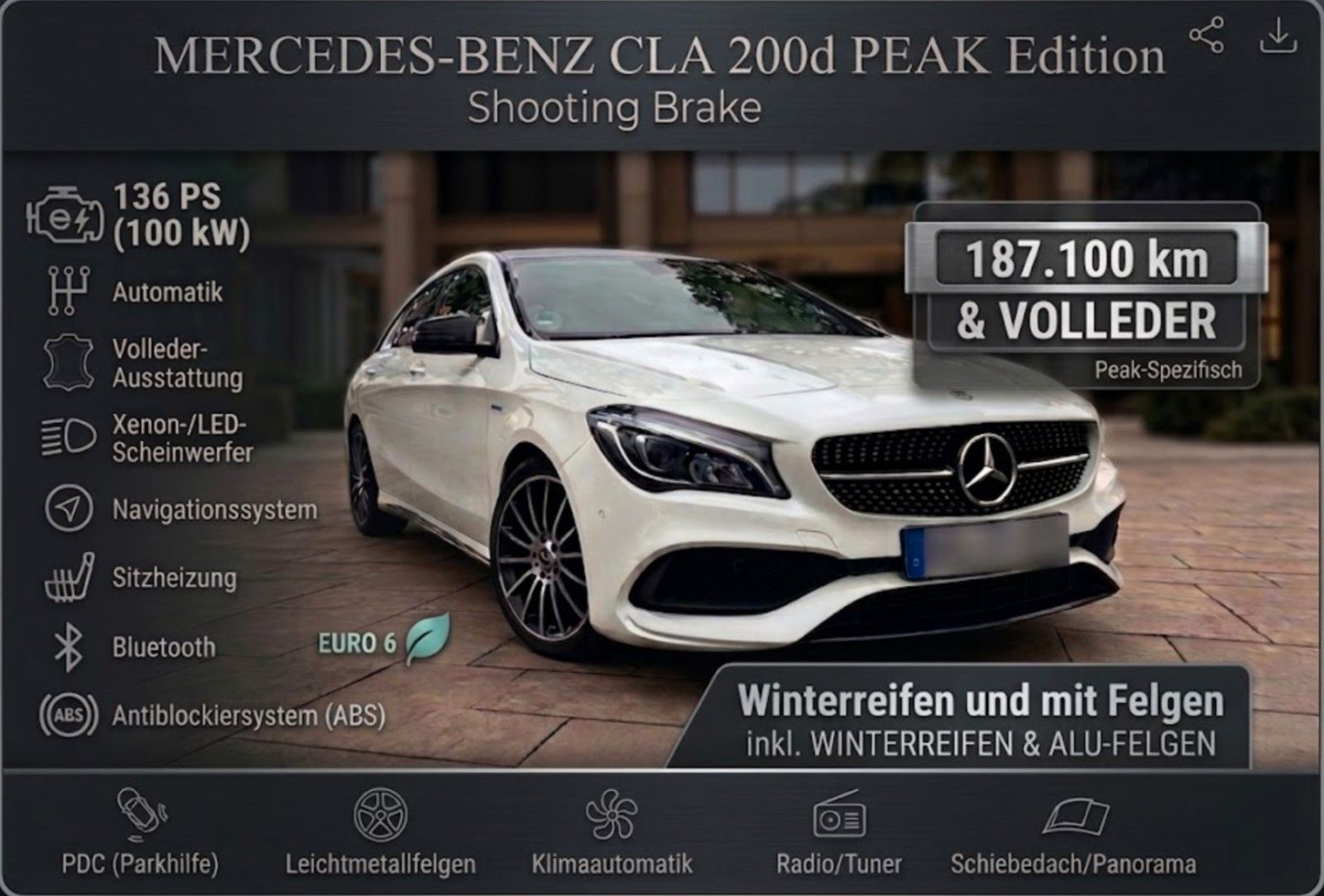 MERCEDES-BENZ Mercedes CLA 200d AMG Line | Night-Paket 
