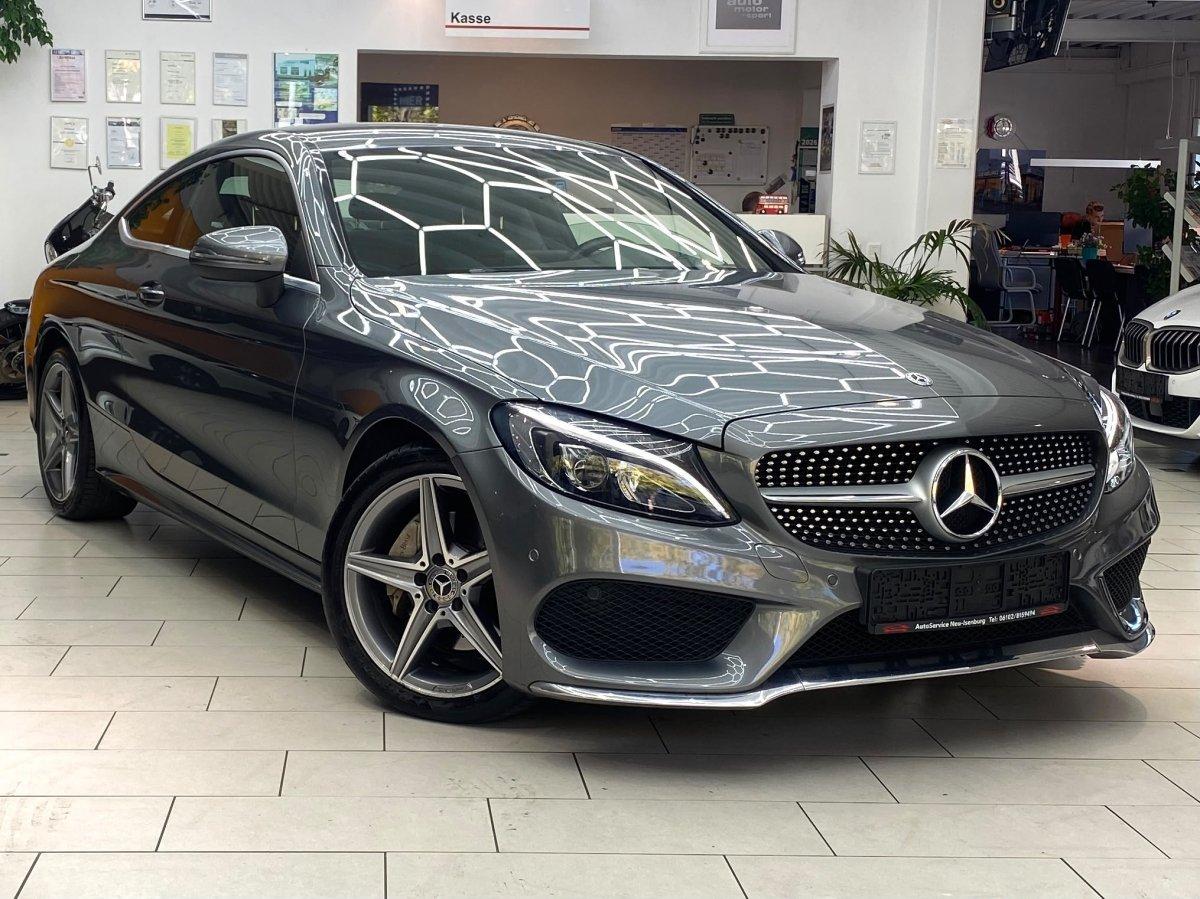 Mercedes-Benz C 180 AMG Line Leder Navi RueFaKa Tempo Keyless 