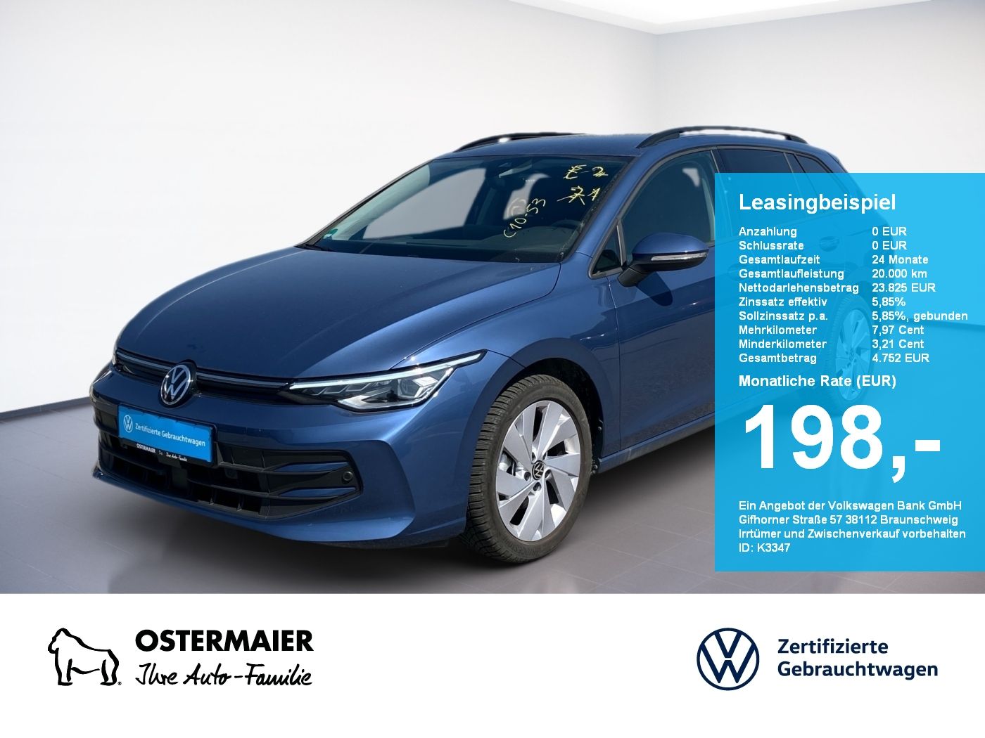 Volkswagen Golf VIII Variant LIFE 1.5TSI 116PS ACC.5J-G.VIR