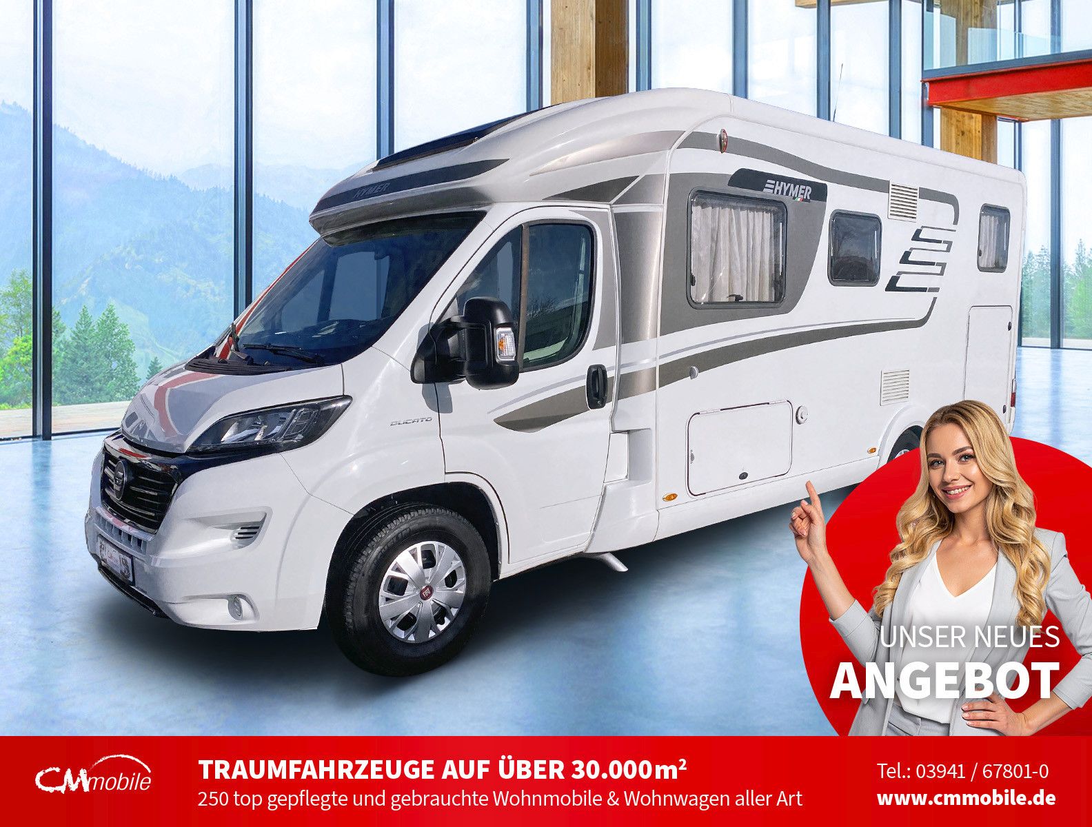 HYMER / ERIBA / HYMERCAR
 T 588 SL - Einzelbetten - Garage -
