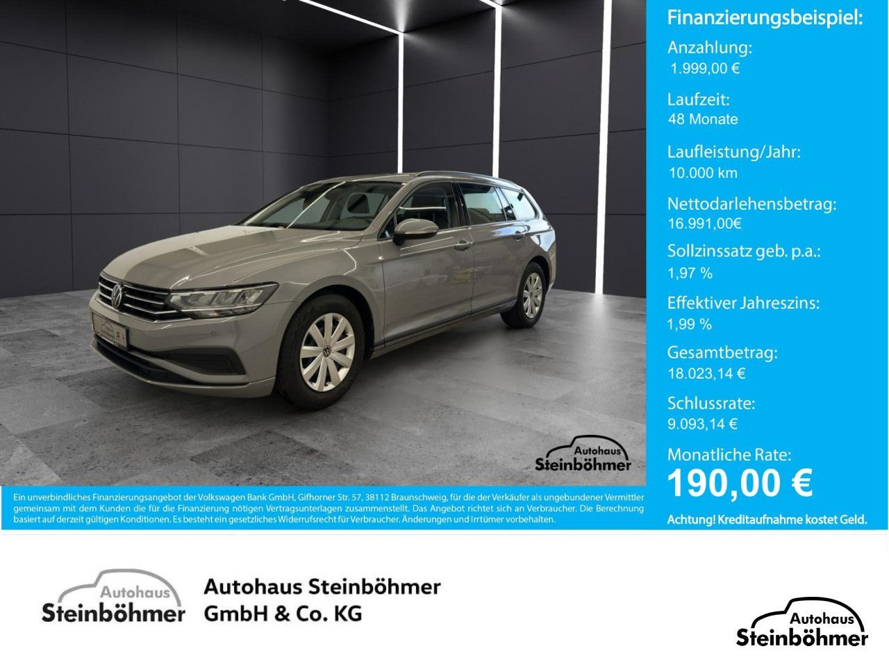 Volkswagen Passat Variant 2.0TDI DSG LED NAV SHZ RearView