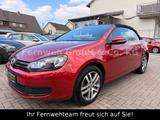 Volkswagen Golf VI Cabriolet Basis BMT // 1.HAND // TÜV NEU - Volkswagen Golf: Rot, Cabrio