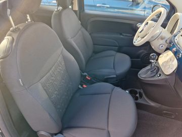Fiat 500 Cabrio- 7" DAB Radio-Verdeck Elfenbein
