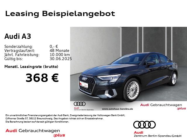 AUDI A3 Lim. 35 TFSI Adv. S tronic *MATRIX*NAV+*GRA*