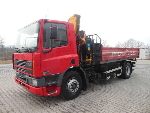 DAF CF 65.240,KRAN EFFER 110/2S,MANUELL,BLATT,1 HAND