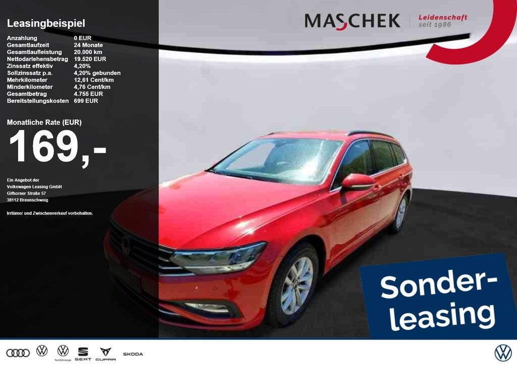 Volkswagen Passat Variant 2.0 TDI DSG Navi Sitzh Travel Rea