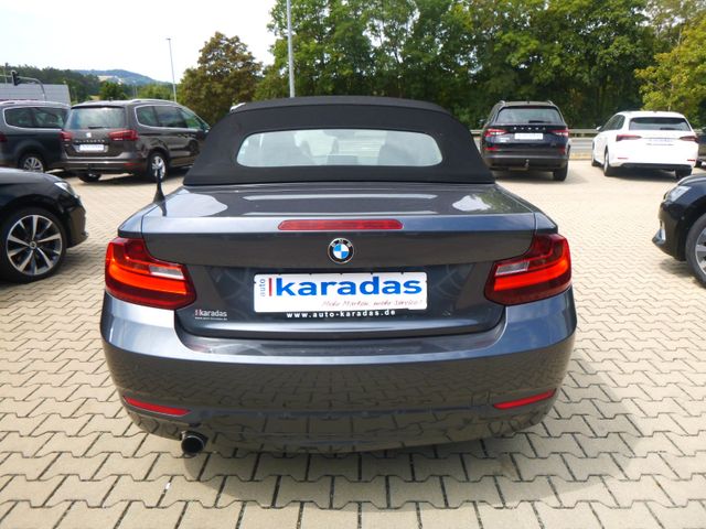 Fahrzeugabbildung BMW 218i Cabrio >NAV/PDC/Sitzheiz/Bluetooth