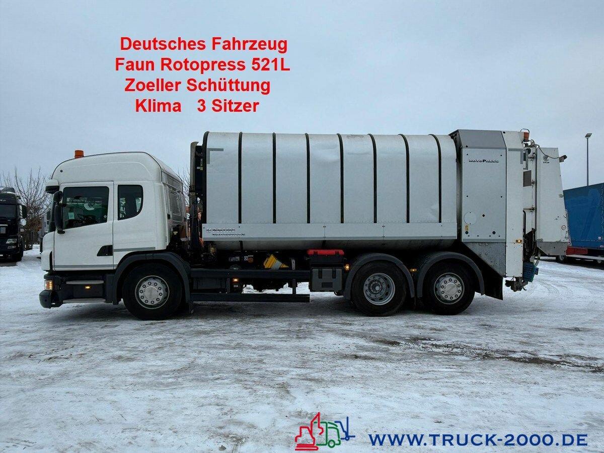 Scania P320 Faun Rotopress 521L Zoeller 1.1 Schüttung