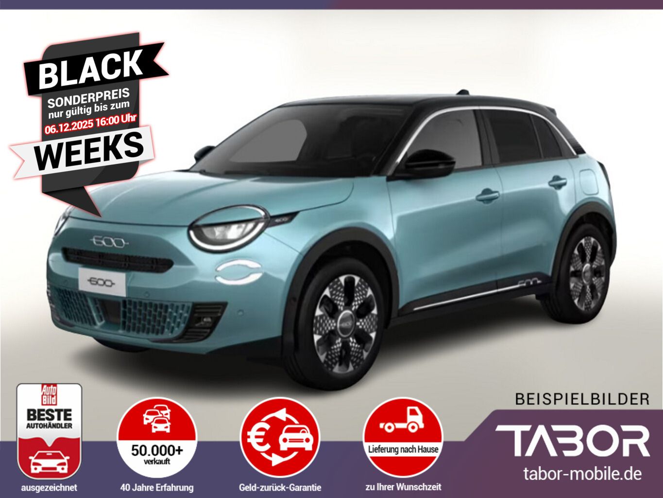 Fiat 600 MHEV 110 DCT La Prima eHK ACC SHZ UVP-29%*