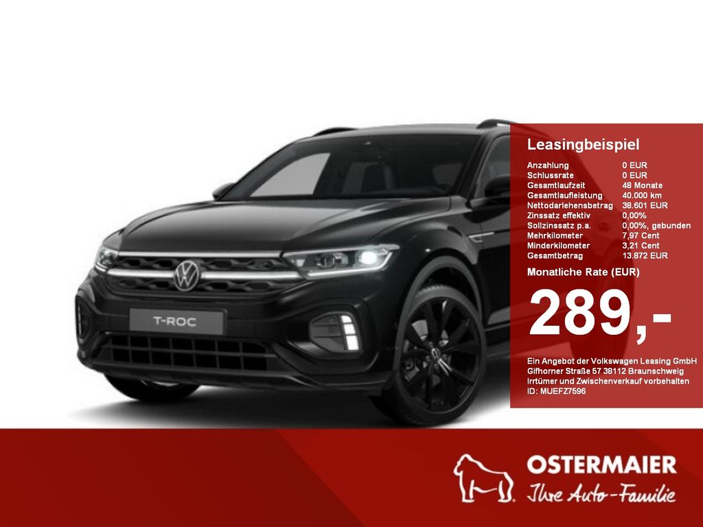Volkswagen T-Roc R-Line 1.5TSI 150PS DSG AHK,IQ.LIGHT,KEYLE