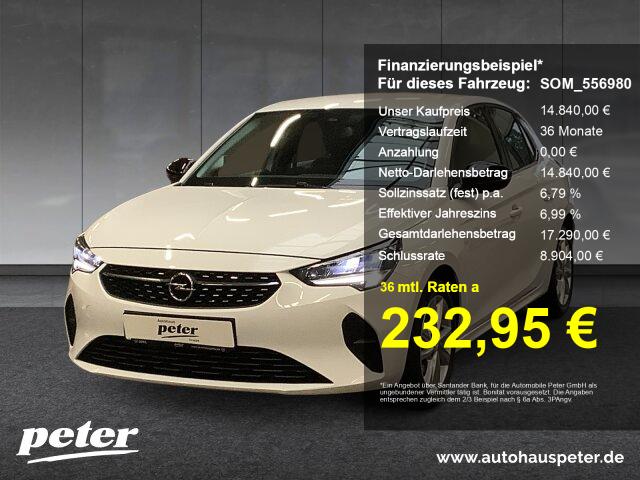 Opel Corsa F 1.2 Turbo Elegance Klima Sitzheizung All