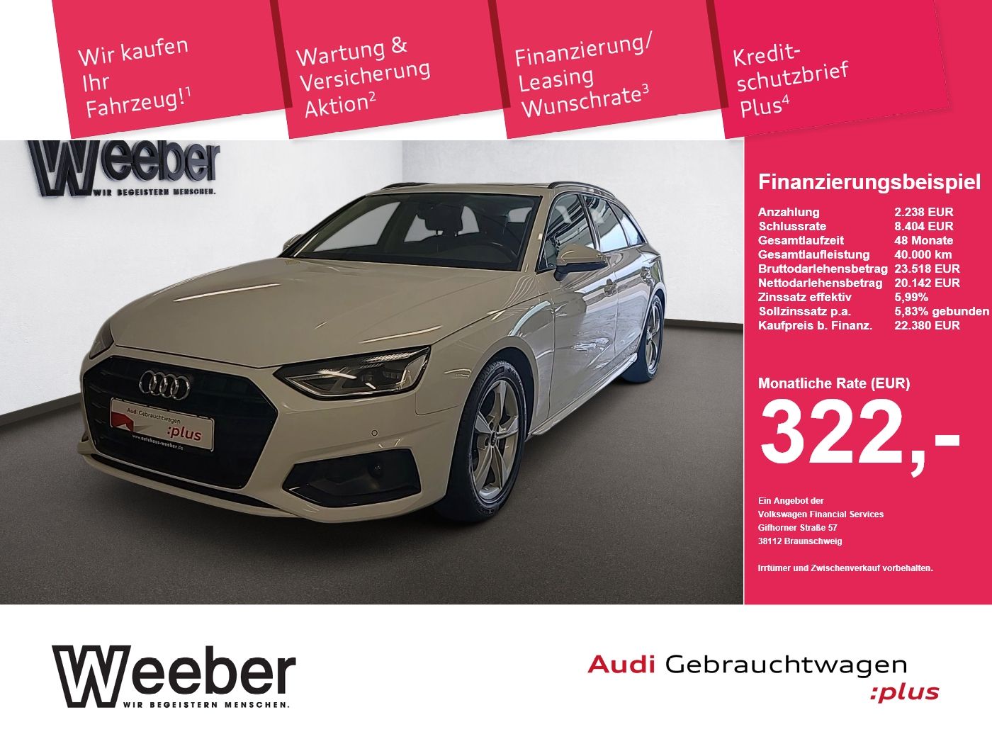 Audi A4 Avant advanced *AHK*PDC*BLACKSTYLE*PANO*