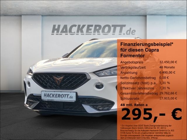 Cupra Formentor VZ e-HYBRID 1.4 ab 295,- € mtl. mit An