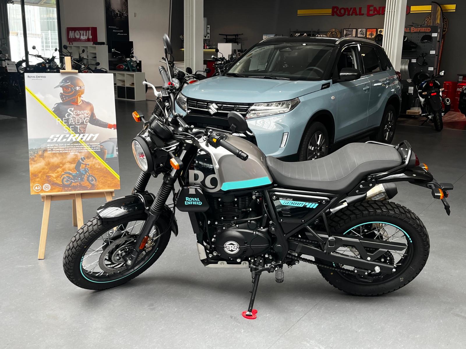 Royal Enfield Himalayan Scram 411 Silver Spirit