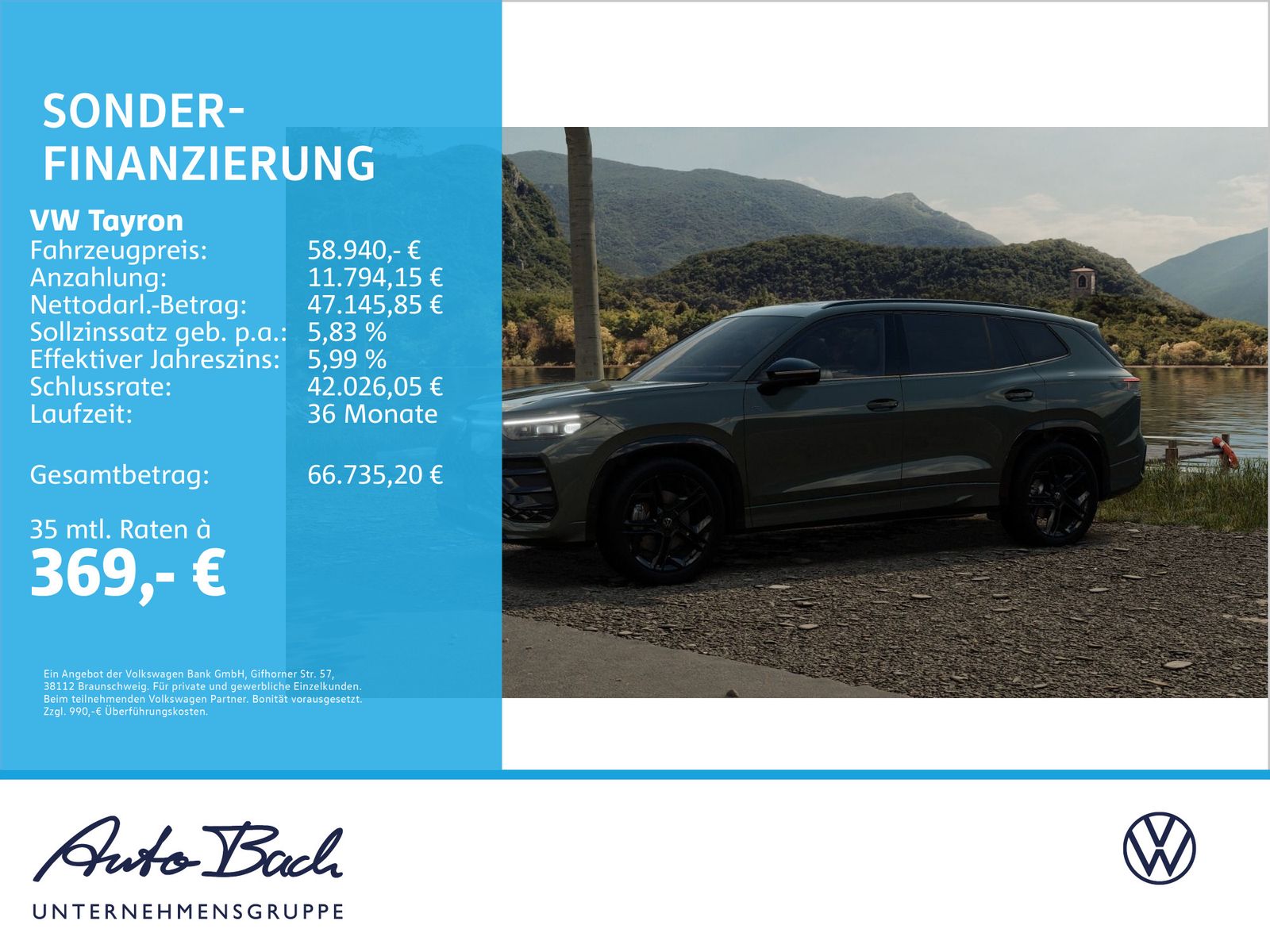 Volkswagen Tayron 2.0 TDI DSG R-Line 4M Navi Matrix HuD Sta imagem 2