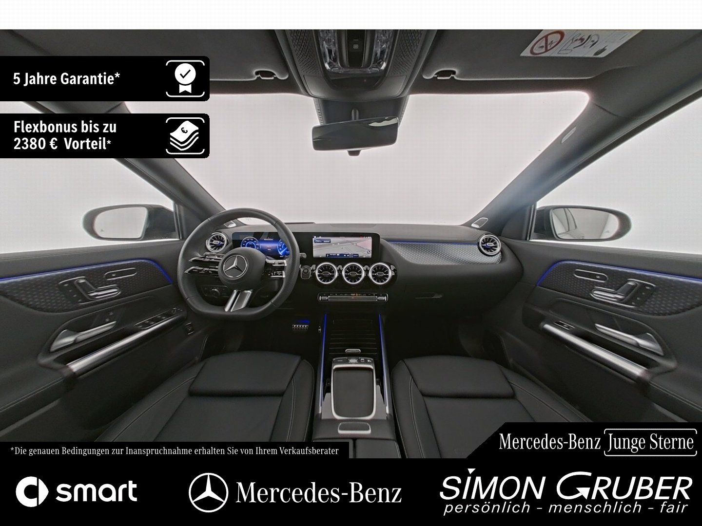 Fahrzeugabbildung Mercedes-Benz EQA 250+ AMG Night Pano Burm HUD Leder 360 AHK