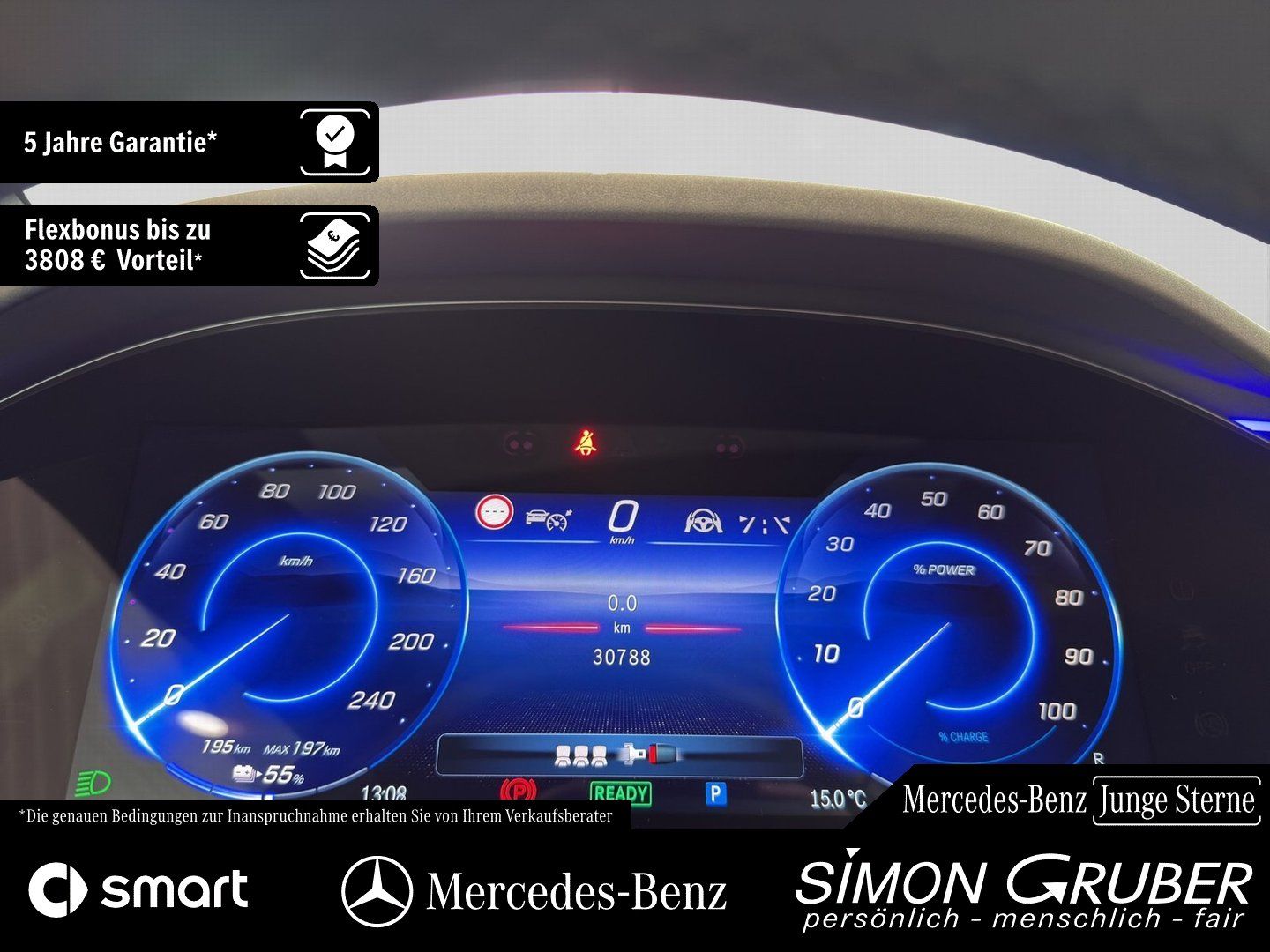 Fahrzeugabbildung Mercedes-Benz EQE 500 4M AMG Hyper Airmatic HUD Burm Mod 2025