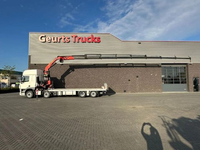 DAF CF 450 8X2 OPRIJWAGEN/MACHINE TRANSPORTER + PALF