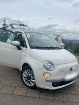 Fiat 500 in Weiß 8 Fach bereift  - Fiat 500: Weis