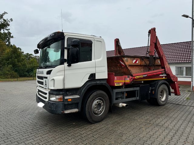 Scania P360 PALFINGER PALFIT FUNK Aufbau + Container