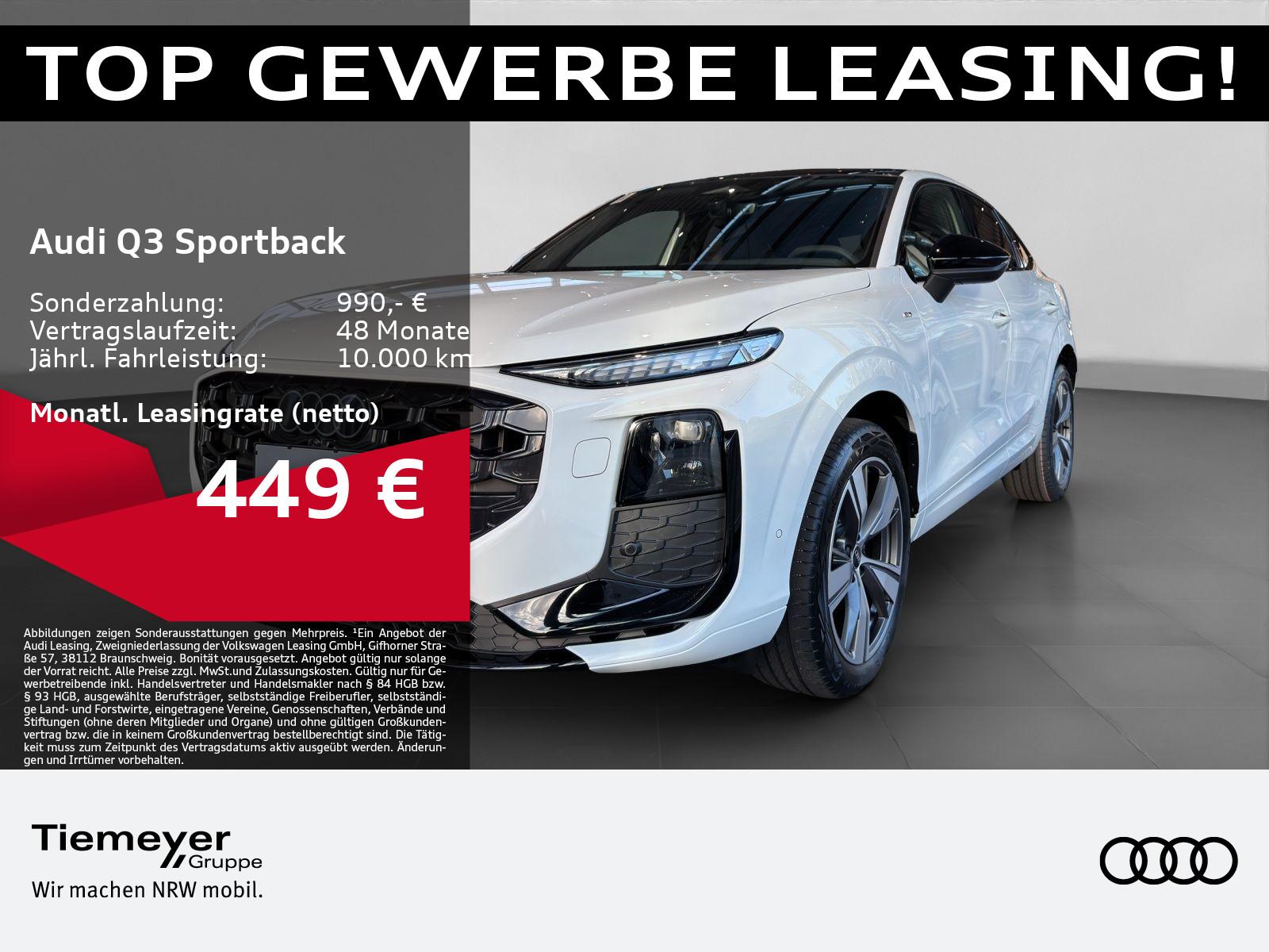 Audi Q3 Sportback 3x S LINE LED+ NAVI PANO LM19