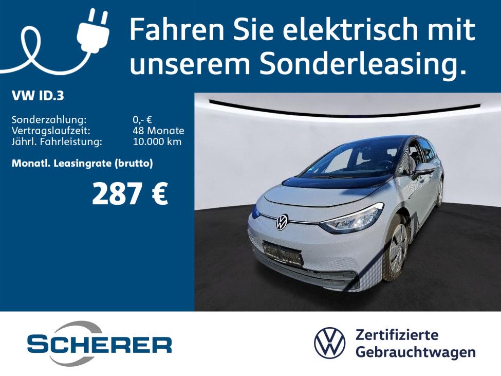 Volkswagen ID.3 Pro 58 kWh NAVI*AREAVIEW*DWA uvm...