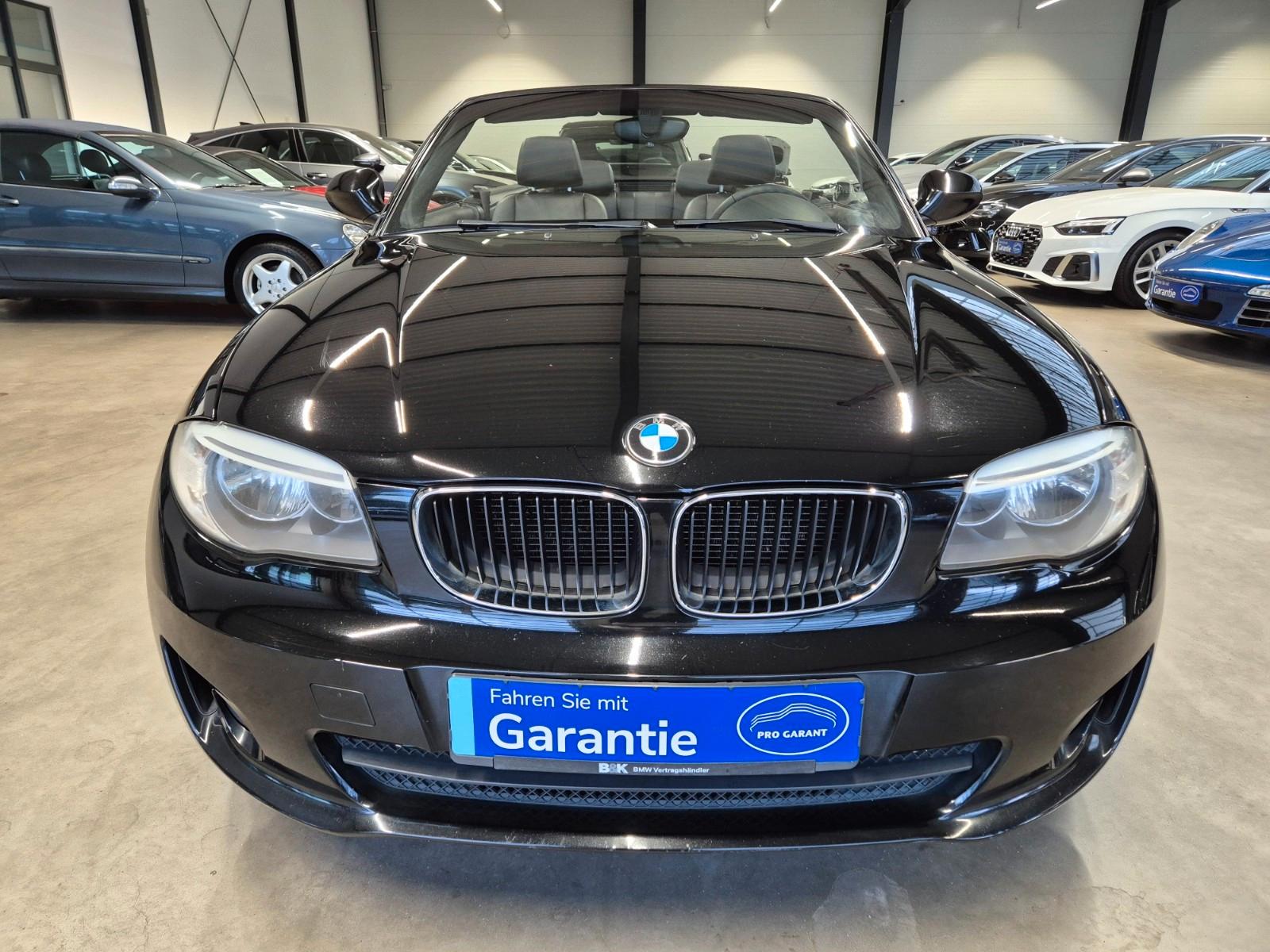 BMW 118d CABRIO LEDER SITZHZ TÜV 6.2027 SERVICE NEU