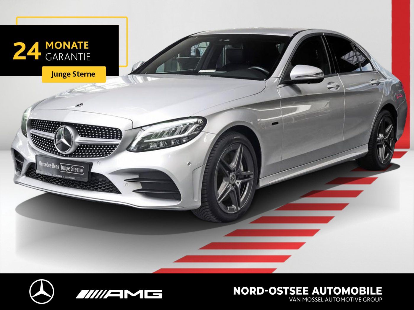Mercedes-Benz C 300 de AMG EDITION 19 AHK 360° DISTRONIC LED