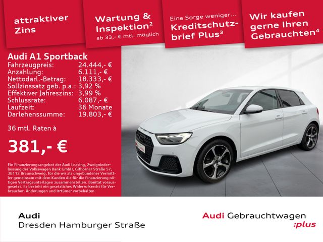 Audi A1 Sportback 25TFSI Advanced LED Navi Rückkamera