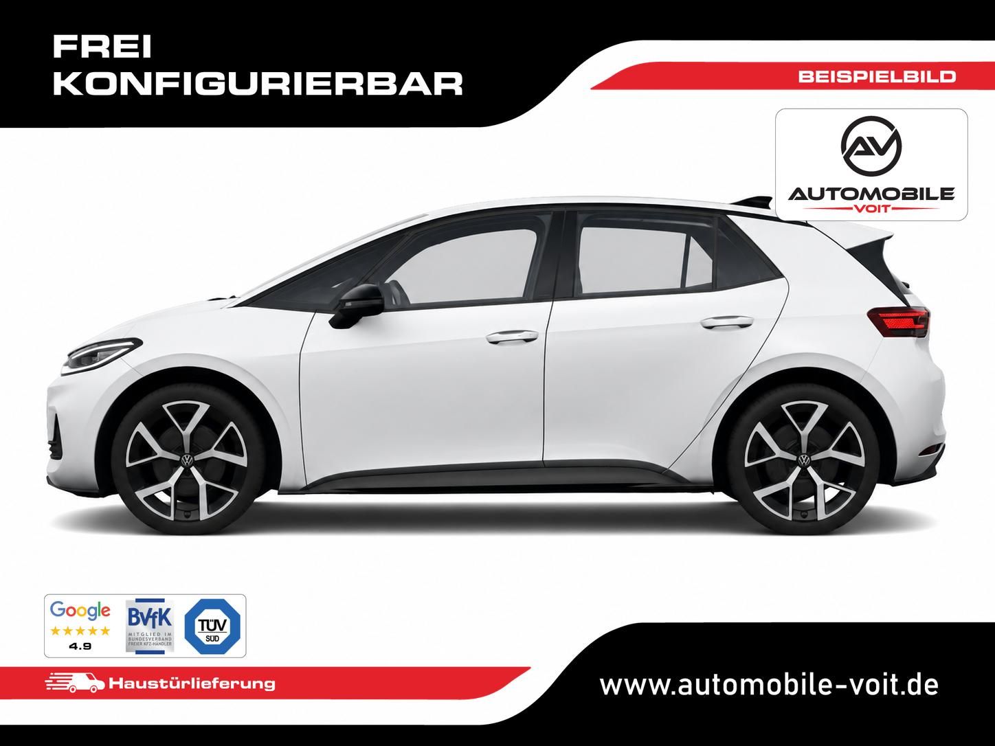 Volkswagen ID.3 Trend 125KW (170 PS) 50 kWh ACC+APP-CONN... imagem 3
