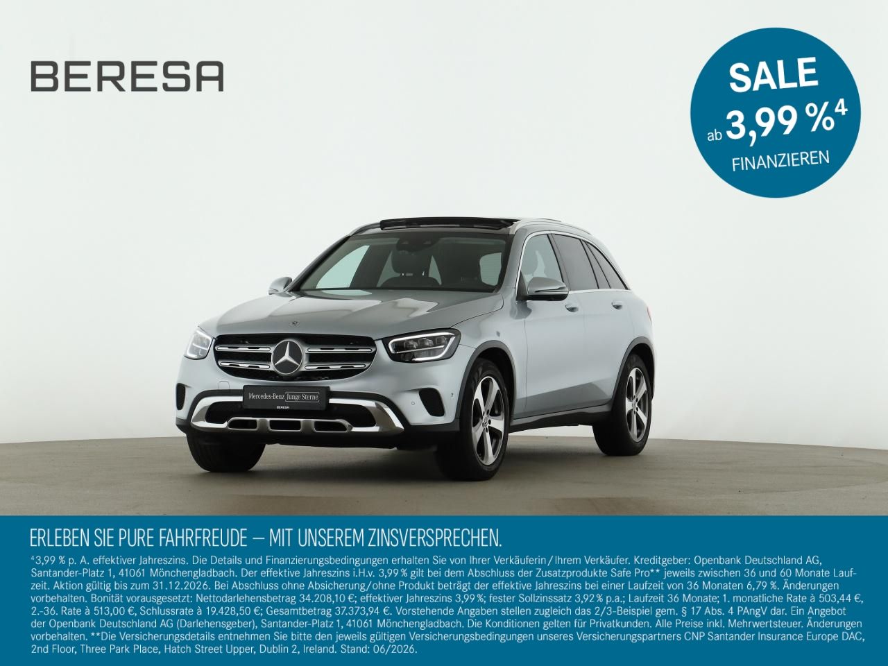 MERCEDES-BENZ GLC 220 d 4M Exclusive Pano AHK Airmatic 19 Zoll
