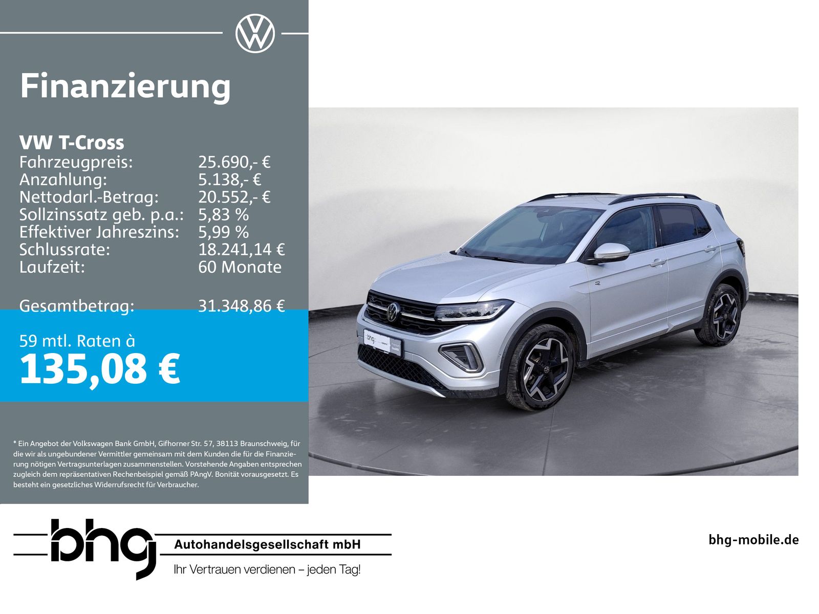 Volkswagen T-Cross 1.5 TSI DSG R-Line *AHK*KAMERA*KLIMA*